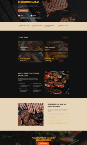 contoh web resto steak